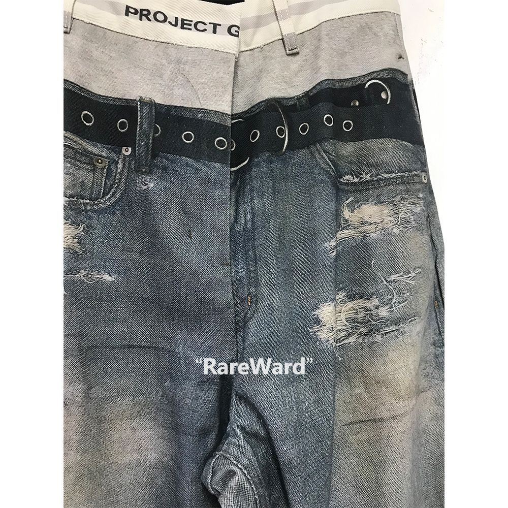 PROJECT/ GR プロジェクト gr ペインテッド カーゴ デニム PROJECT/ GR プロジェクト gr ペインテッド カーゴ デニム