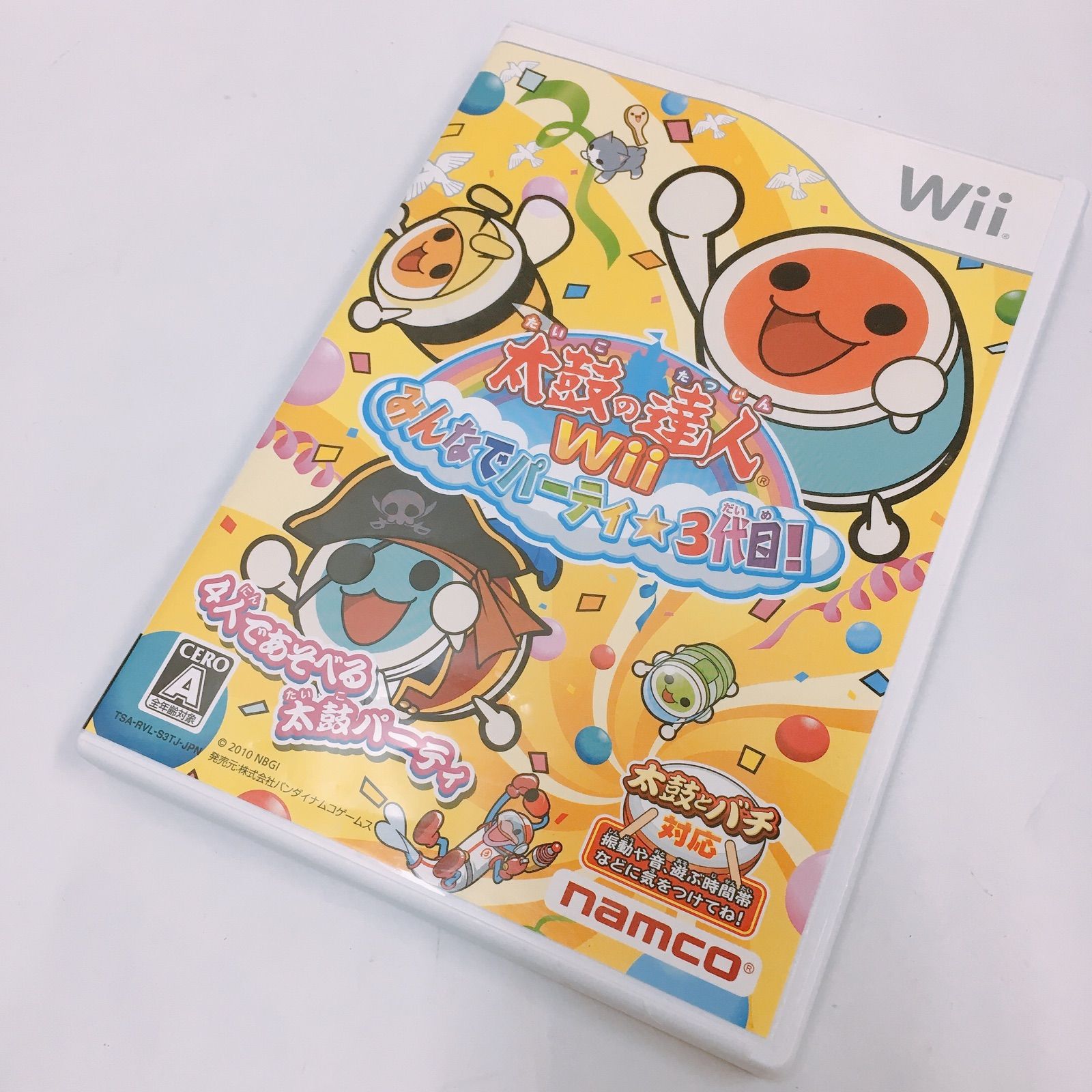 Wii 太鼓の達人 みんなでパーティ⭐︎3代目！ - メルカリ