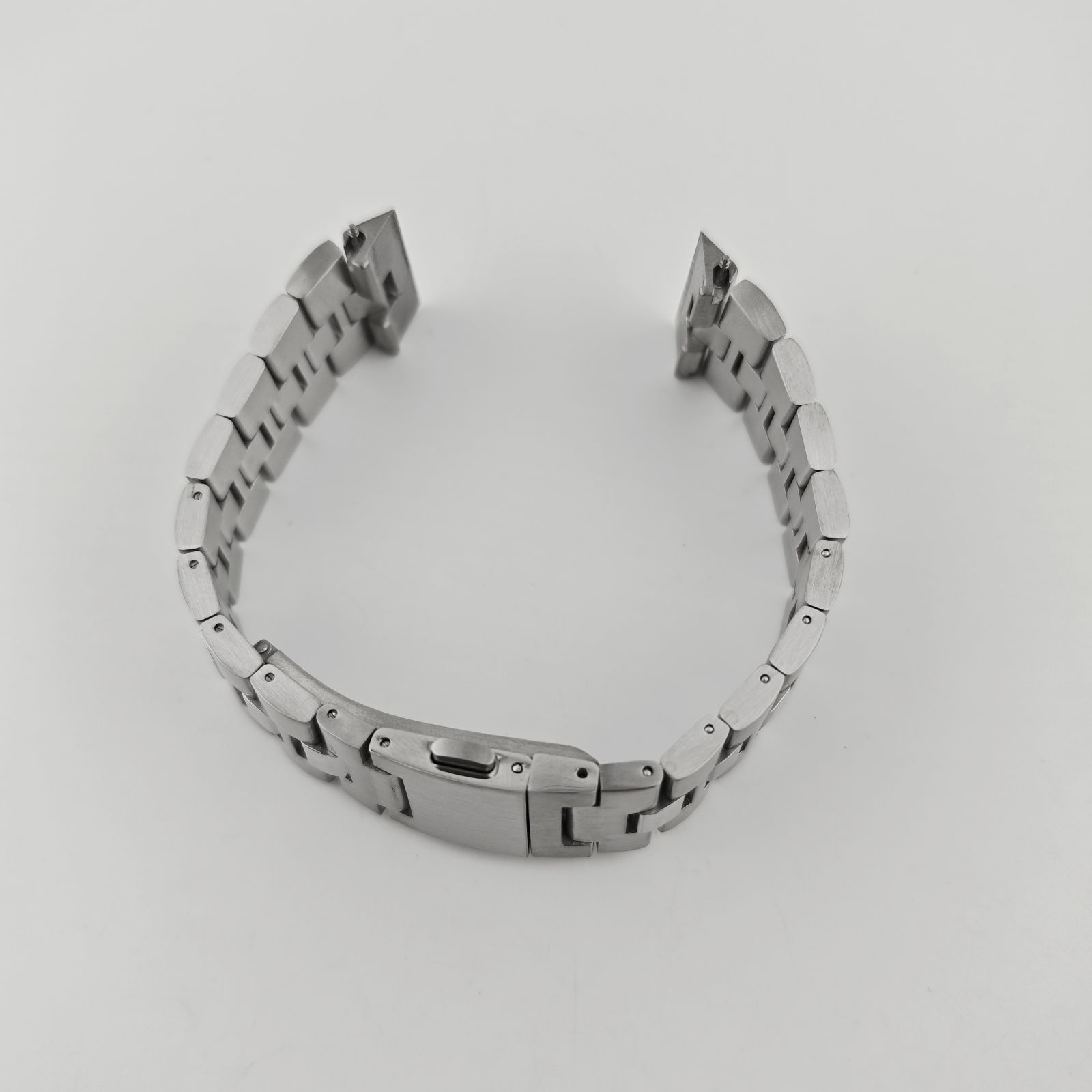 22mm 腕時計 修理交換用 社外品 ソリッド 無垢 ブレスレット シルバー