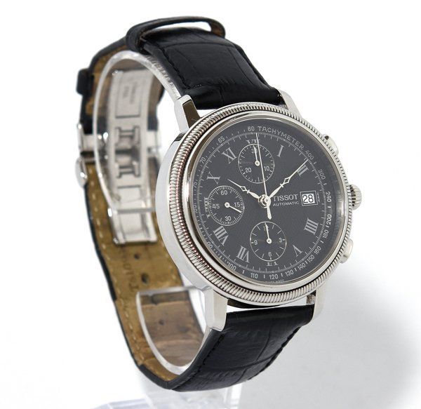 ☆美品！TISSOT ティソ ブリッジポート T045427A T045.427.16.053.00