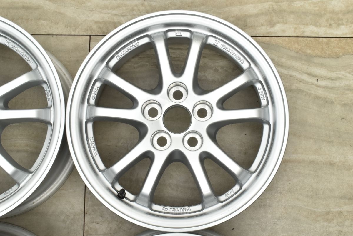 良好品】トヨタ 50 プリウス 純正 15in 6.5J +40 PCD100 4本 良好品】トヨタ 50 プリウス 純正 15in 6.5J +40 PCD100 4本