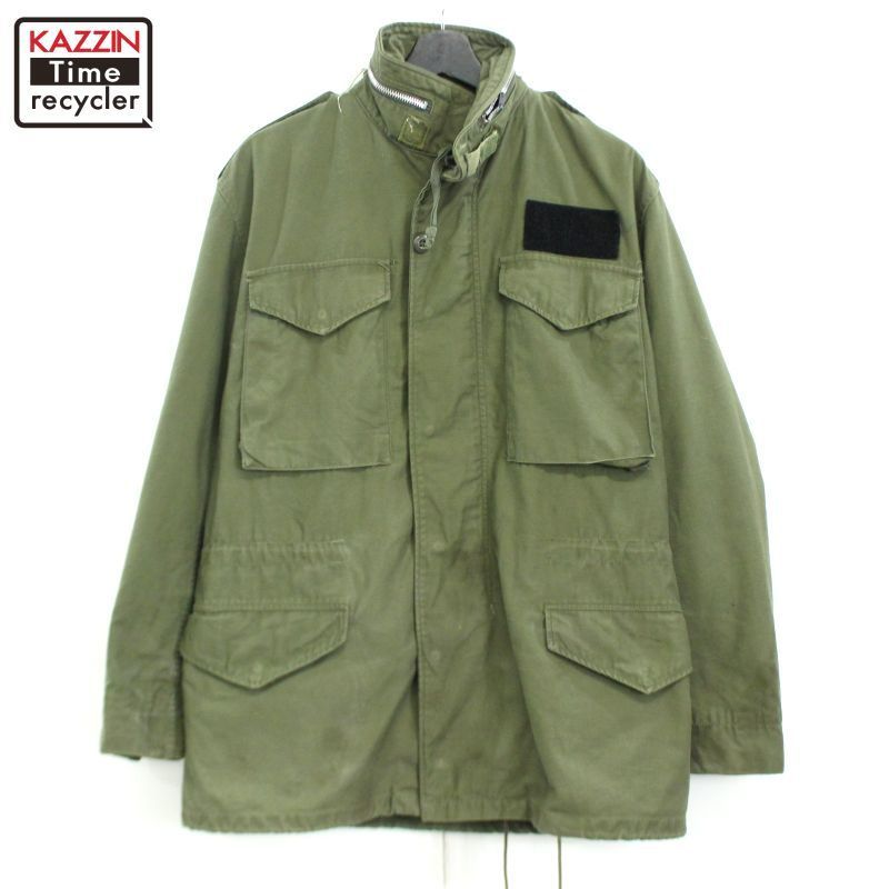 60s USA製 vintage U.S.ARMY 無地 M-65 フィールド 2nd アルミジップ