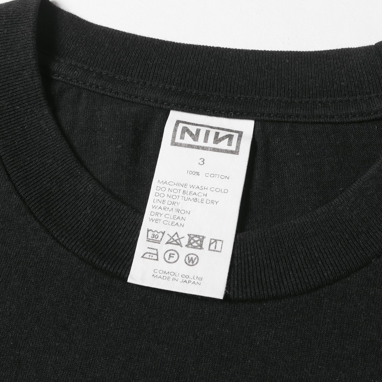 COMOLI コモリ Tシャツ サイズ:3 22AW NINE INCH NAILS Trent Reznor ライブ フォト クルーネック Tシャツ  フェード ブラック 黒 日本製 トップス カットソー 半袖【メンズ】 - メルカリ