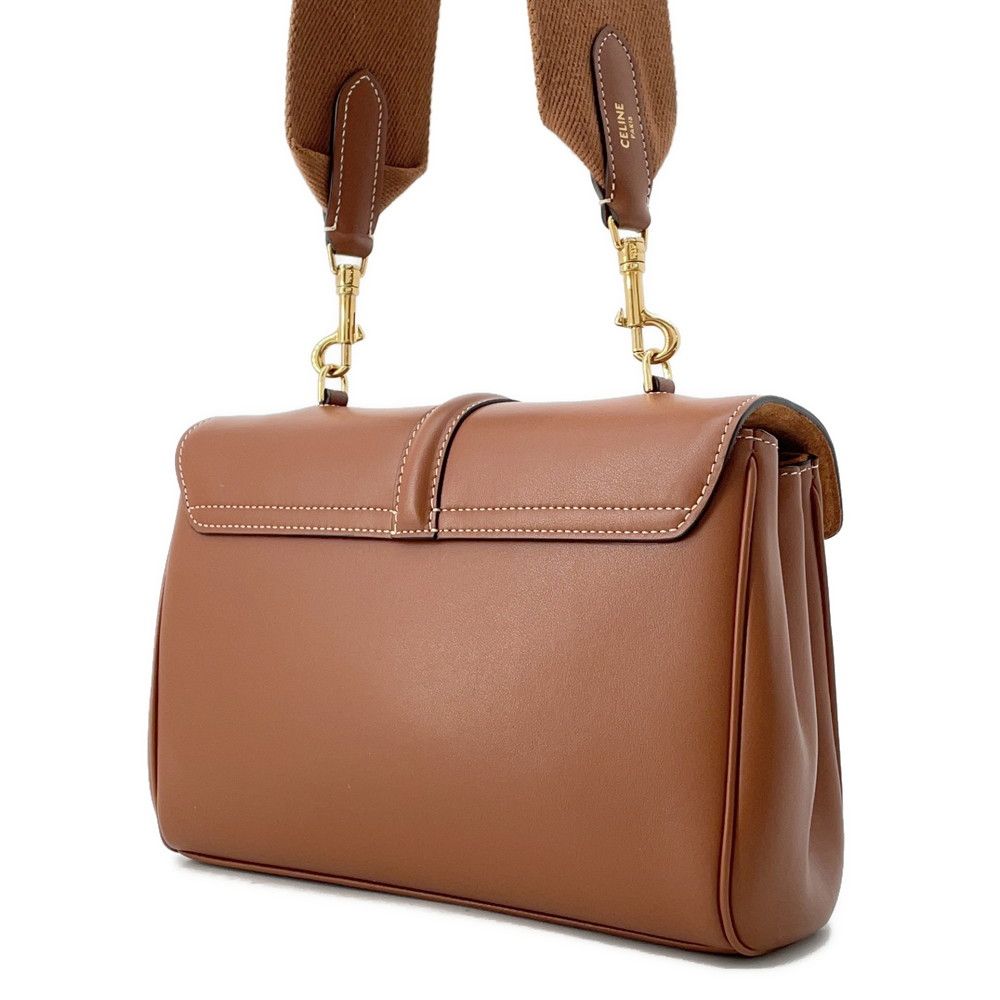 レア CELINE ティーン ソフト16（セーズ）Tan▲196853CR4.04LU ティーン ソフト16（セーズ）バッグ ナチュラル タン[196852ERG