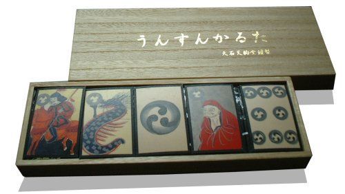 大石天狗堂 Ooishi Tengudo うんすんかるた 桐箱 257mm×30mm×96mm 5歳から
