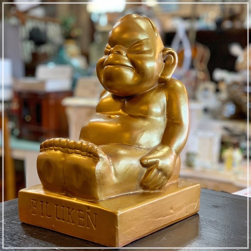 ビリケンさん 置物 高さ約30cm 金運 開運 商売繁盛 BILLIKEN ゴールド