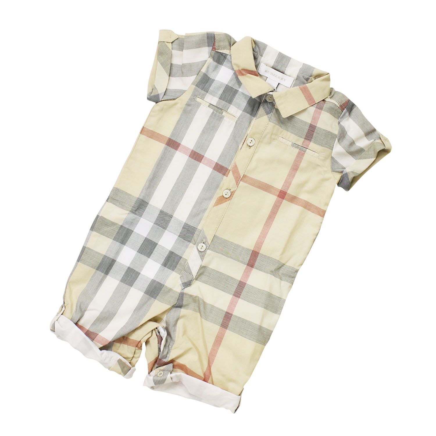BURBERRY BABY バーバリー ベビー服 半袖ショートオール B9448B