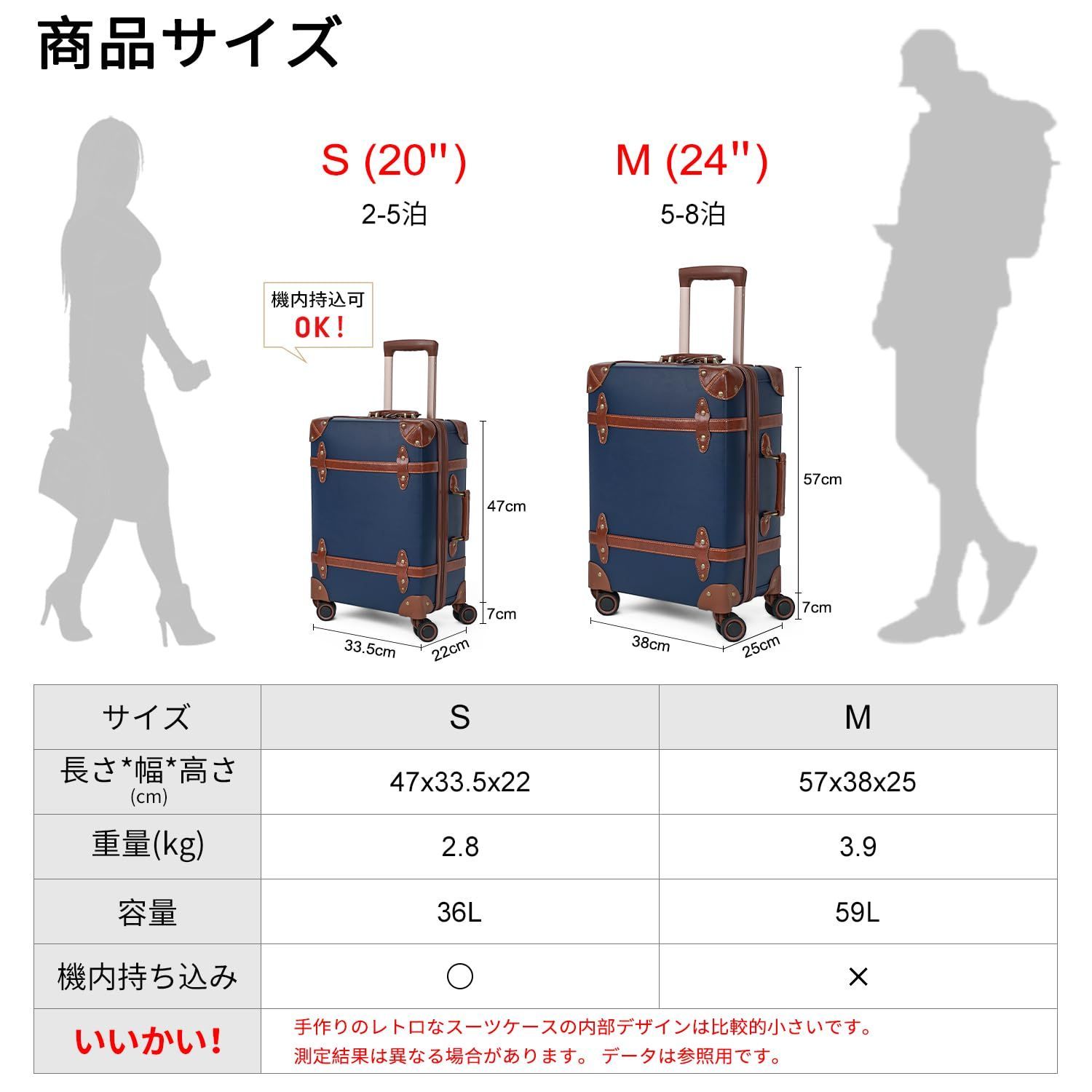 学校 旅行に適した軽量トロリースーツケース