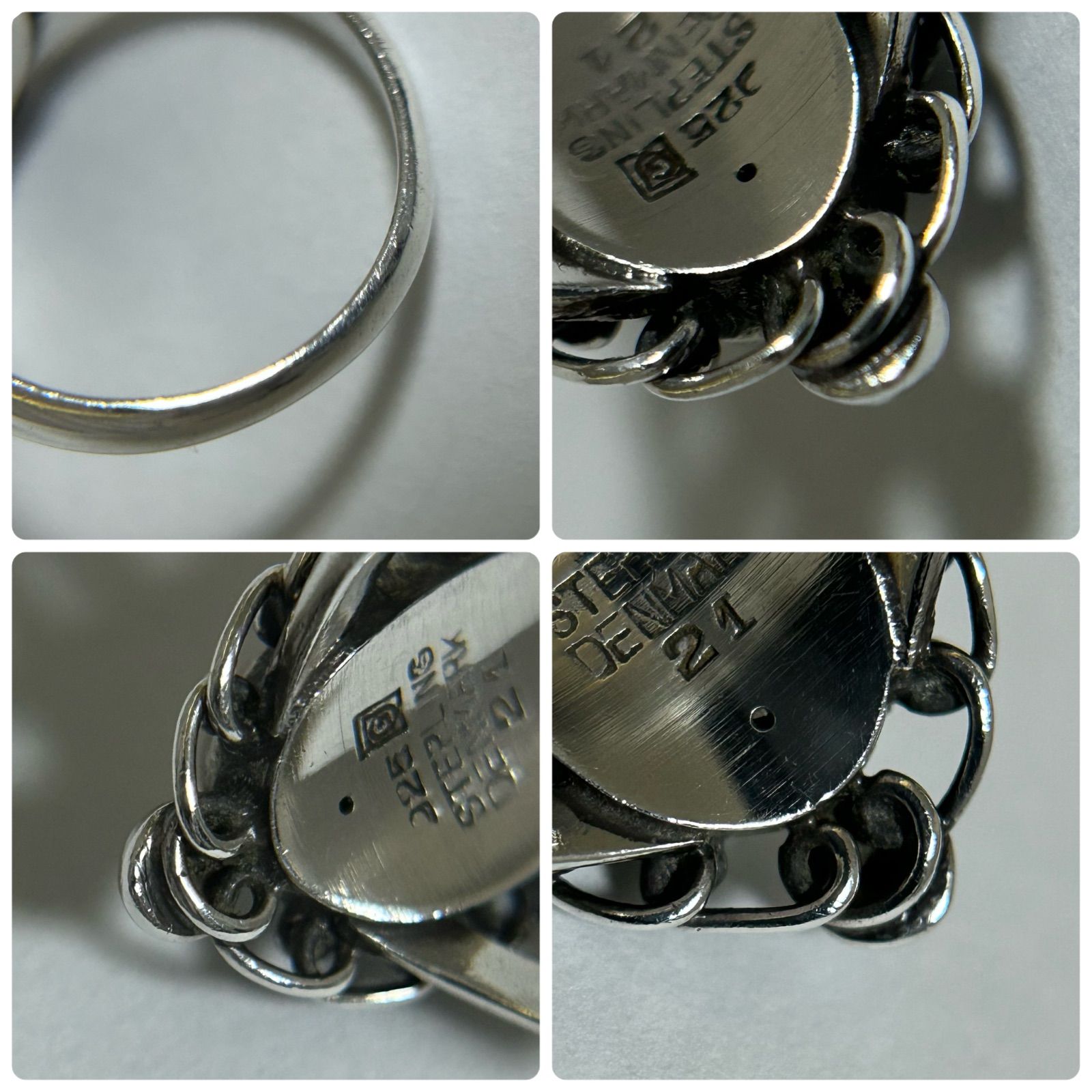 ジョージ・ジェンセン　指輪　リング　10号　46B　SV925 ジョージ・ジェンセン 指輪 リング 10号 46B SV925 - メルカリ