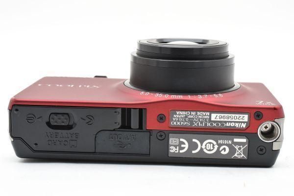 極美品｜Nikon COOLPIX S6000｜クールピクス デジタル｜E007 極美品｜Nikon COOLPIX S6000 フラッシュレッド クールピクス デジタル