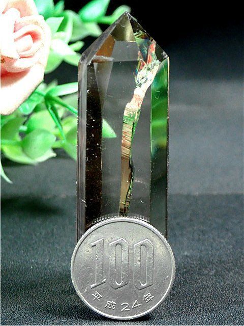 AAA級【金運UP】☆天然レインボーシトリン六角柱B78D2/16D34