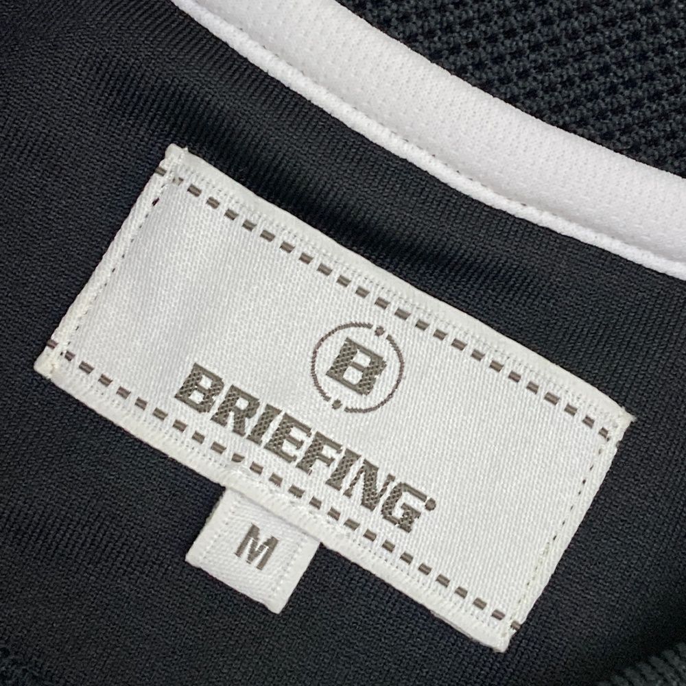 安心の日本正規品即日配達! サイズ M BRIEFING GOLF ブリーフィング 2025年モデル ノースリーブポロシャツ ブラック系 240101532685 ゴルフウェア レディース ストスト 何でも揃う。