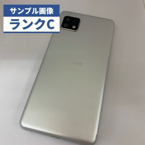 ☆【中古品】Softbank AQUOS sense4 basic SIMロック解除済 シルバー 