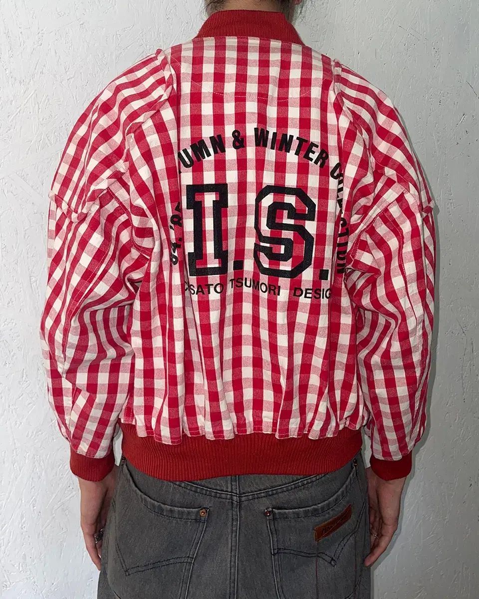 80s I.S. イッセイミヤケ レースブルゾン ジャケット vintage 80s I.S. イッセイミヤケ レースブルゾン ジャケット vintage