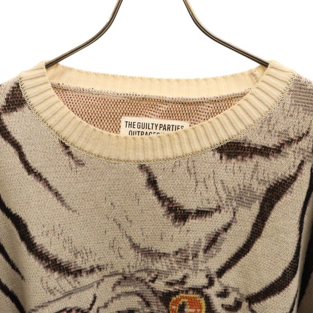 ワコマリア ティムリーハイ　セーター WACKO MARIA (ワコマリア) 22SS × TIM LEHI KNIT JACQUARD