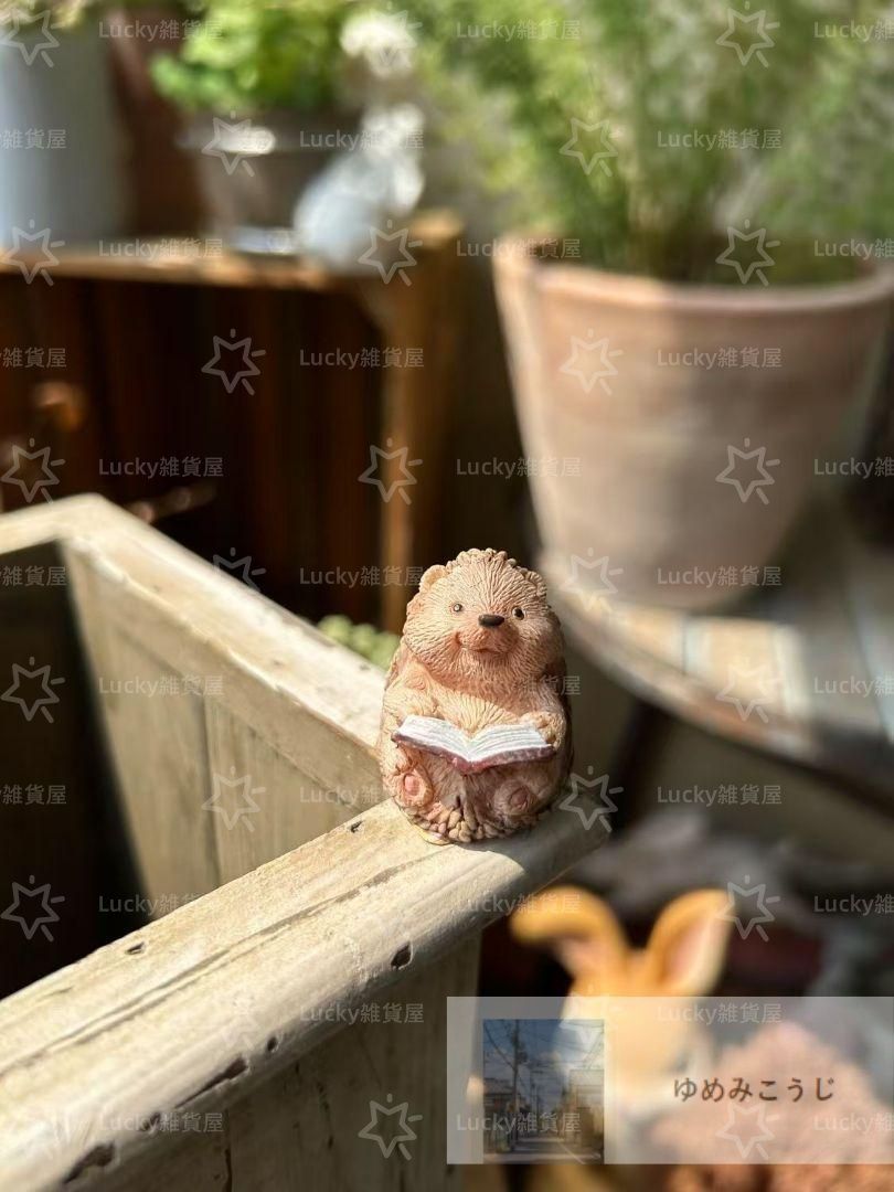 【♥︎】かわいいミニチュアのハリネズミの置物3点 新品未開封未使用】かわいいミニチュアのハリネズミの置物3点
