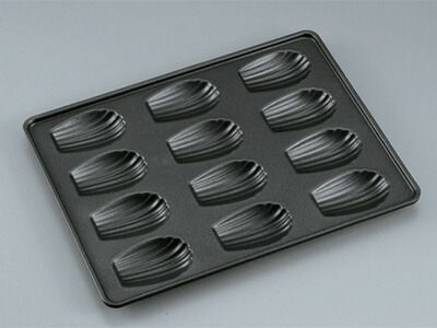 WJ テフロン貝型マドレーヌ天板12ヶ付 マドレーヌ型 貝型 シェル型 焼き型 焼型 ケーキ型 焼き菓子 洋菓子 ケーキ ケーキ作り お菓子作り 道具 菓子道具 手作り おうち時間 ハロウィン パン作り かわいい おしゃれ カフェ 本格