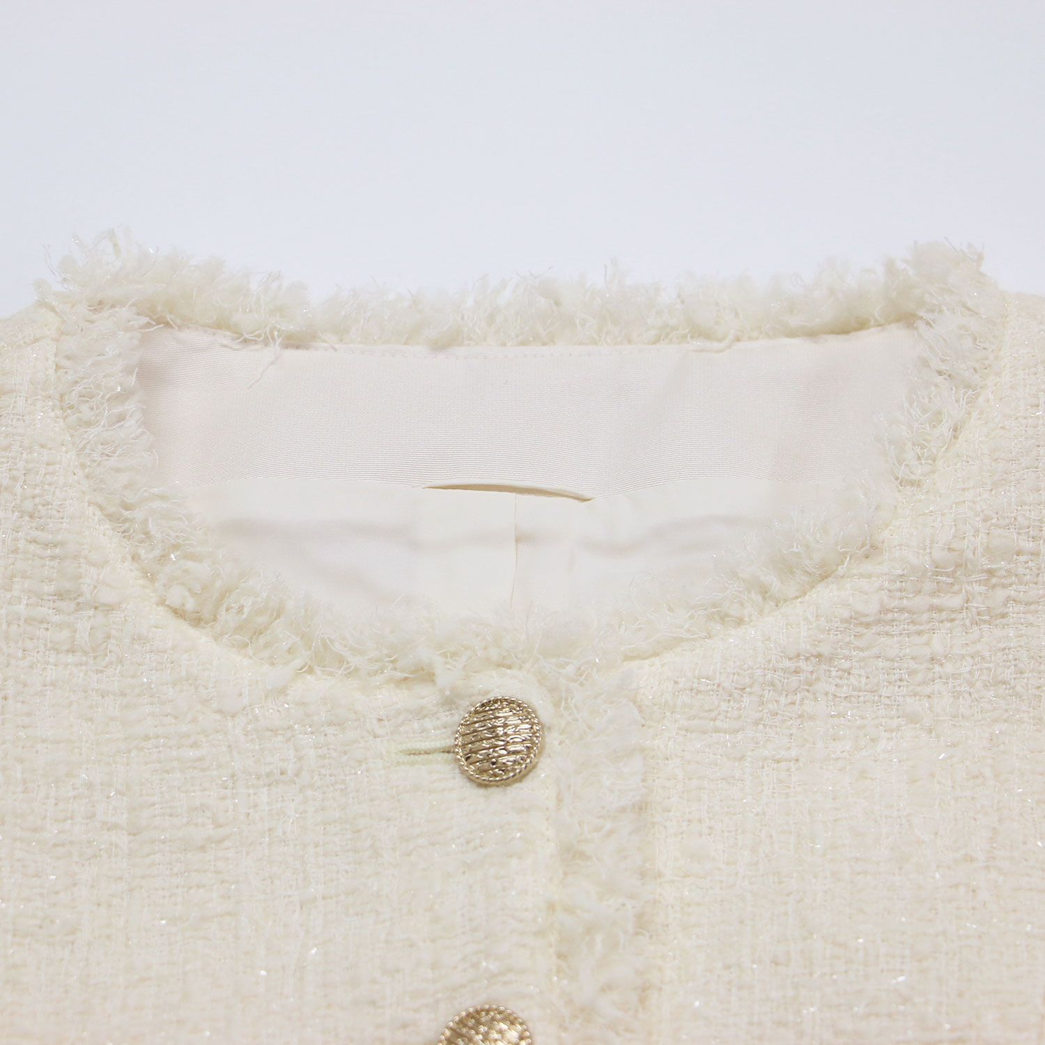 ANAYI ノーカラー ベスト 34 アナイ ツイード 【公式通販】