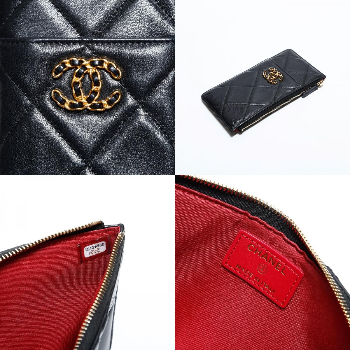 CHANEL シャネル 長財布 CHANEL 19 ラムスキン フラグメント ケース 29番台 2019 WWW_WOWDIGSITE_COM