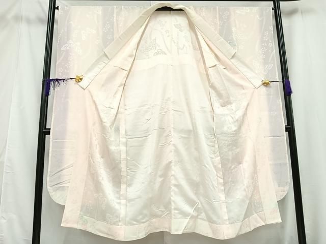 正絹　高級　長襦袢　無双仕立　花霞文　よろけ暈し文　✨小柄な方　腰回りゆったり 正絹 高級 長襦袢 無双仕立 花霞文 よろけ暈し文 ✨小柄な方 腰
