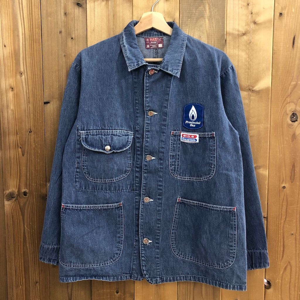 80s vintage カナダ製 BIG B Brotherhood デニム カバーオール coveralls デニムジャケット Gジャン