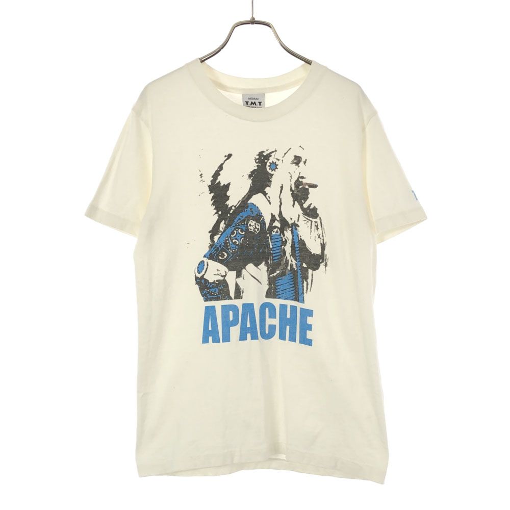 ティーエムティー プリント 半袖 Tシャツ M ホワイト TMT メンズ