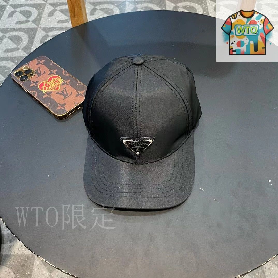 今日特価】Prada 三角ロゴ ベースボールキャップ-3 - メルカリ