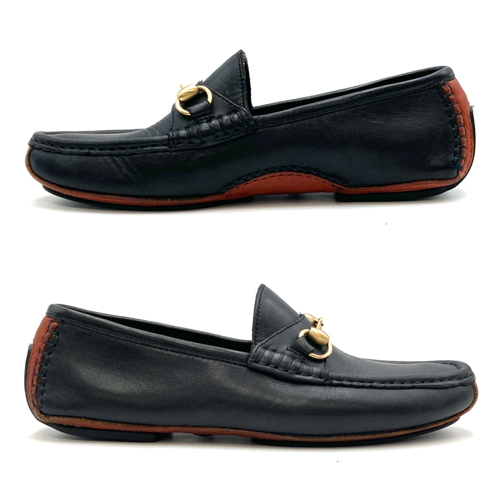 グッチGUCCIビットドライビングシューズ 40 1/2 ローファー