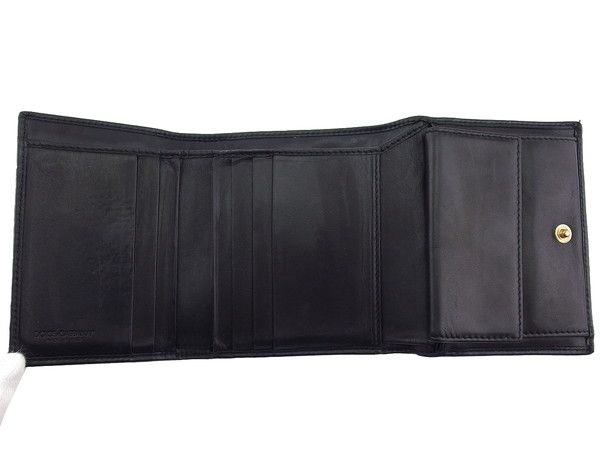 三つ折り財布 レオパード柄