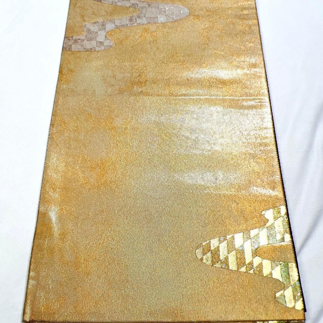 霞に螺鈿細工の袋帯 着物 114w - メルカリ