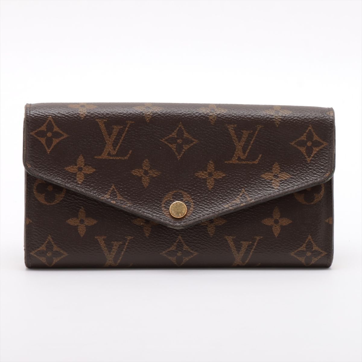 LOUIS VUITTON ルイ ヴィトン モノグラム ポルトフォイユ サラ ロングウォレット 長財布 M62235 ブラウン × ローズバレリーヌ ピンク フランス製
