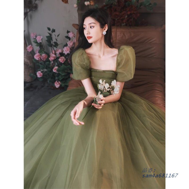 ロングドレス 演奏会用 パーティードレス 結婚式 ドレス ステージドレス マキシ丈 発表会 20代30代40代 コー合唱衣装 成人式 ピアノ 大きいサイズ am4a681167