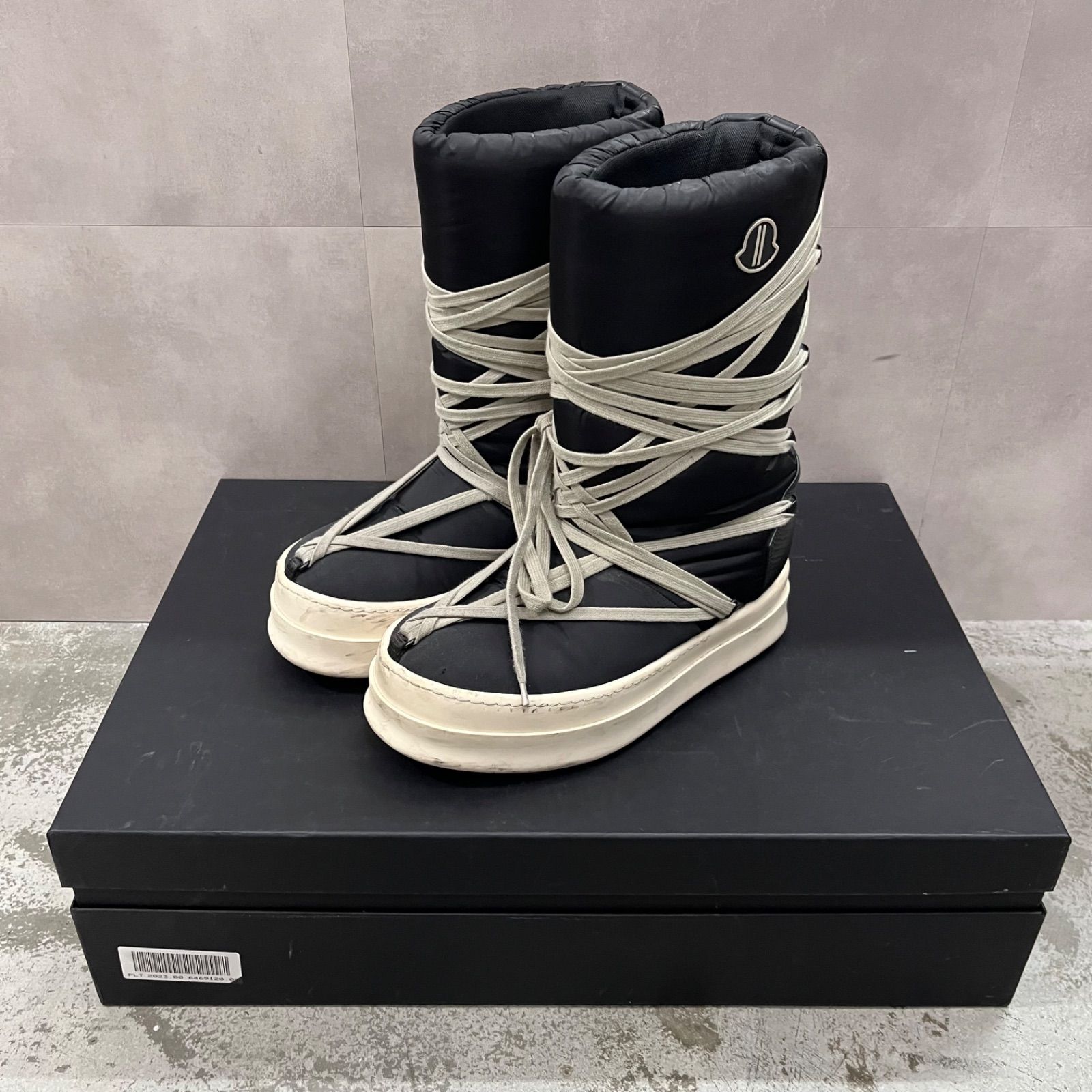 参考上代238700円 国内正規 Rick Owens Moncler MU Shoes 999 コラボ