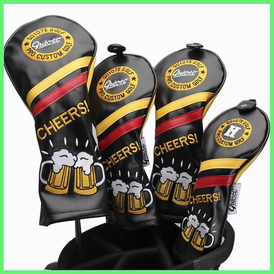 Guiote ゴルフヘッドカバー Golf head covers クラブヘッドカバー