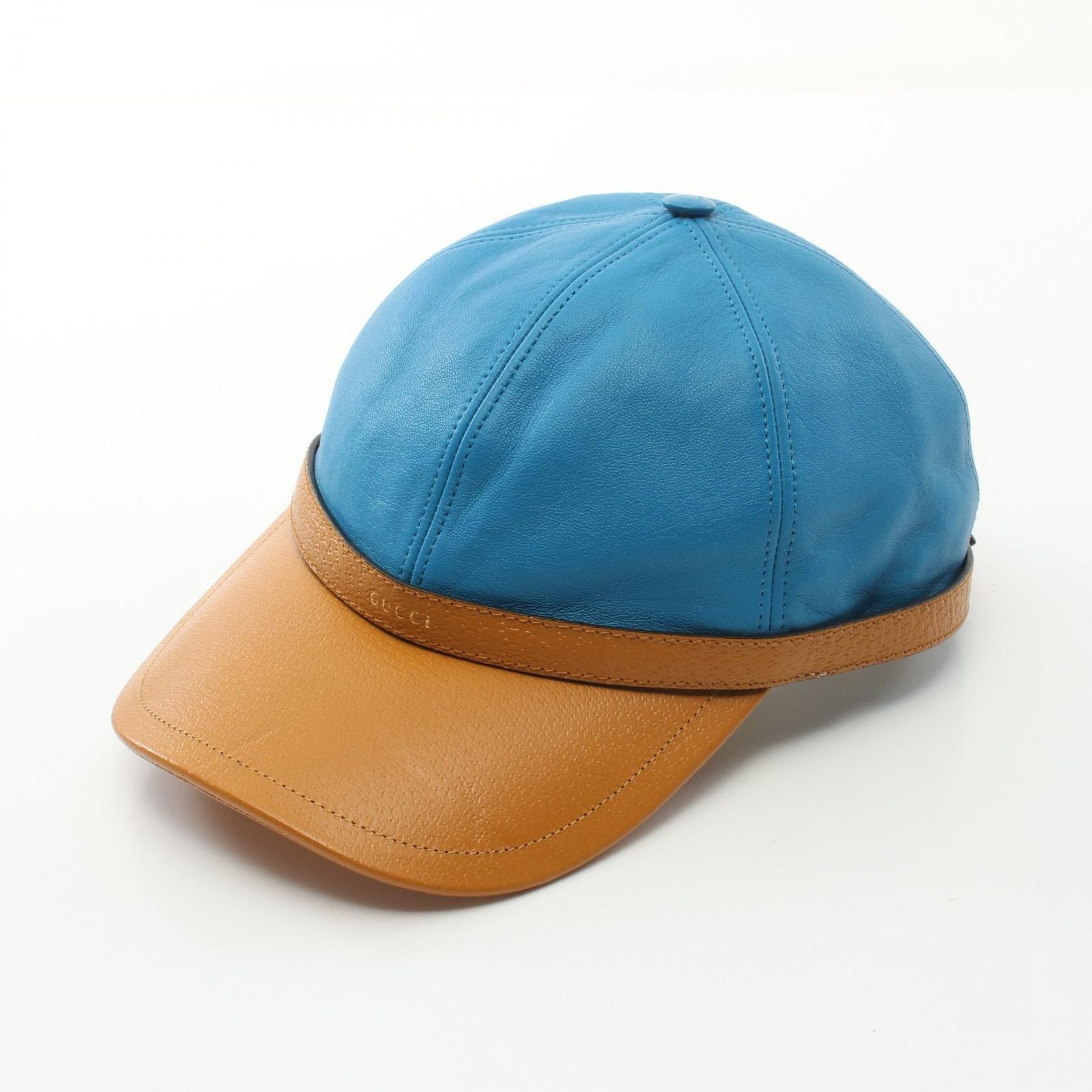 グッチ GUCCI キャップ Leather Baseball Hat 728964 レザー キャップ