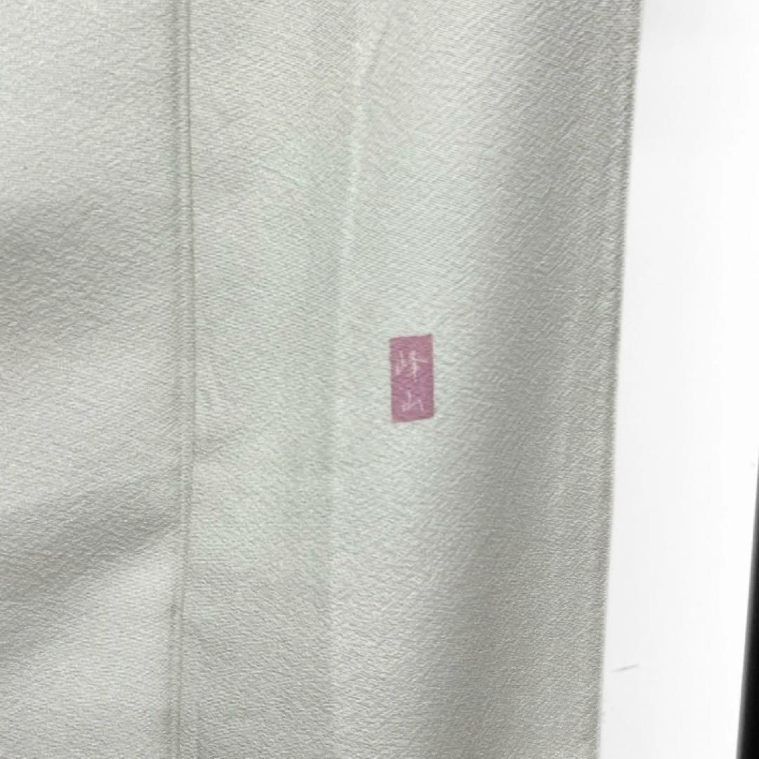 峰山和生　訪問着　単衣　京加賀友禅　菊花　梅花　桔梗　着物　063a d 峰山和生 訪問着 単衣 京加賀友禅 菊花 梅花 桔梗 着物 063a d