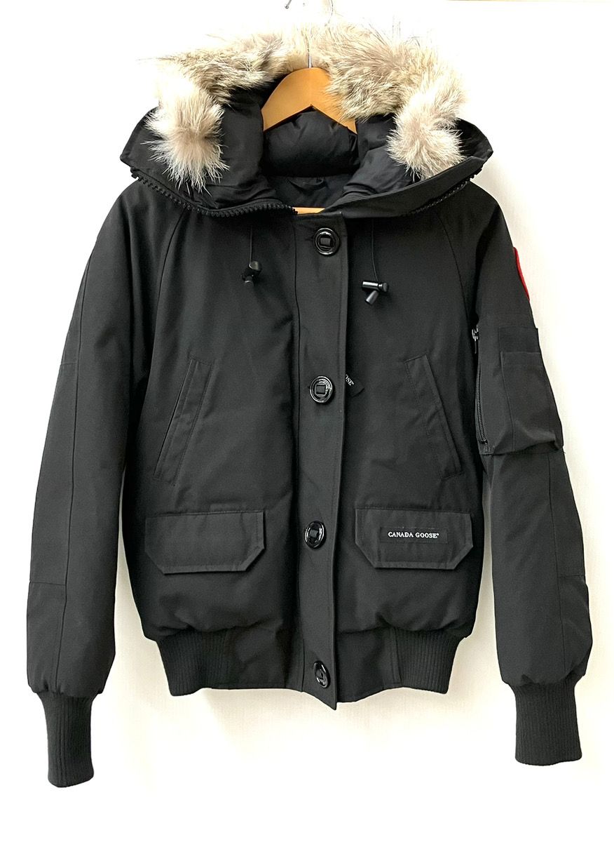 カナダグース CANADA GOOSE CHILLIWACK BOMBER FUSION FIT チリワックボンバー フュージョンフィット  ダウンジャケット 7999LA ジャケット ロゴ ブラック XSサイズ 201LT-245 - メルカリ