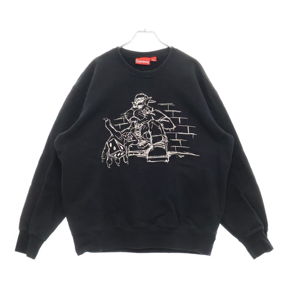 SUPREME (シュプリーム) 21AW DICE CREWNECK ダイス フロント刺繍  