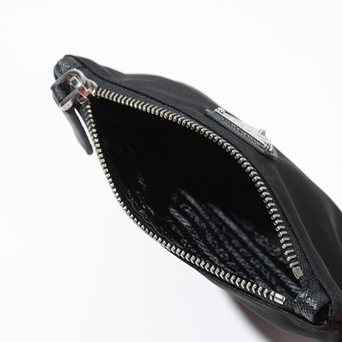 PRADA プラダ ポーチ ナイロン ZIP 小物入れ ブラック メンズ