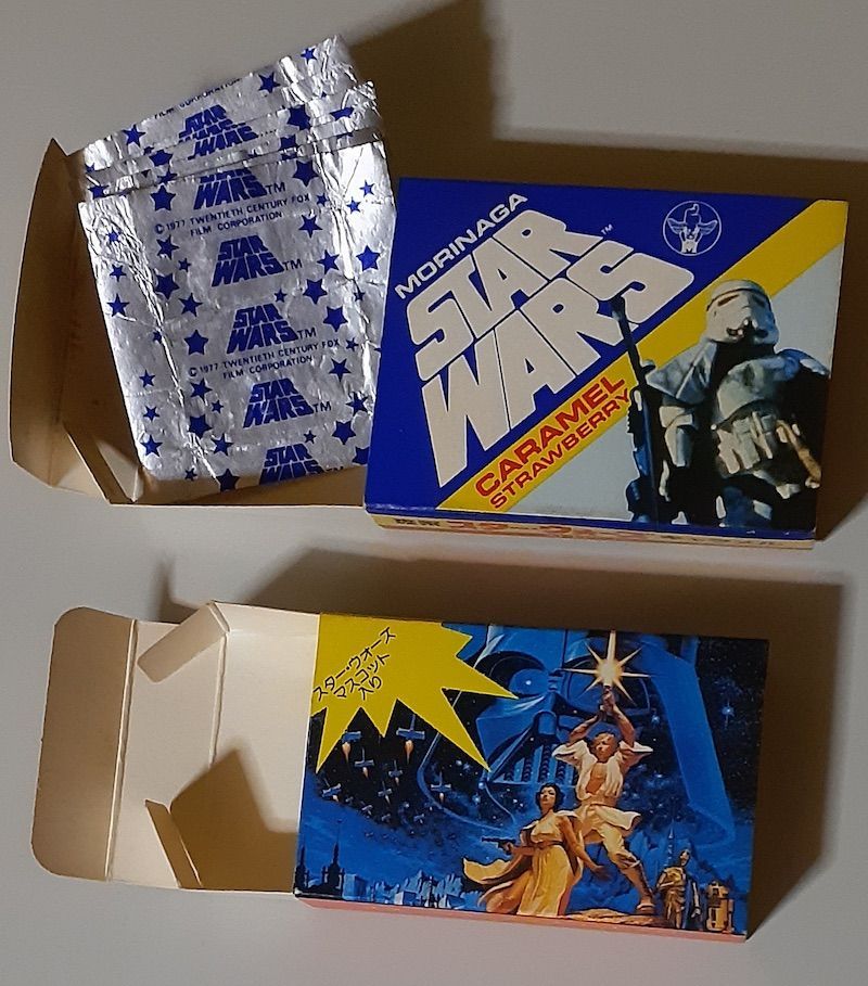 5378 スターウォーズ キャラメル空箱・マスコット空箱・キャラメル包み