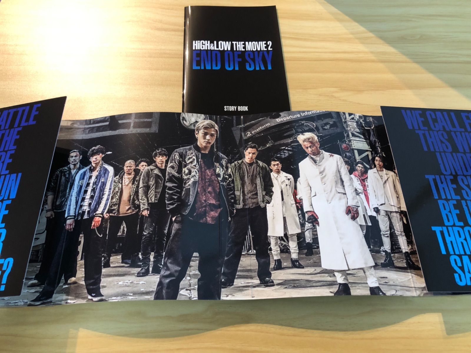 HiGH&LOWTHE MOVIE2 END OF SKY プレスシート 非売品 HiGH&LOWTHE MOVIE2 END OF SKY プレスシート 非売品