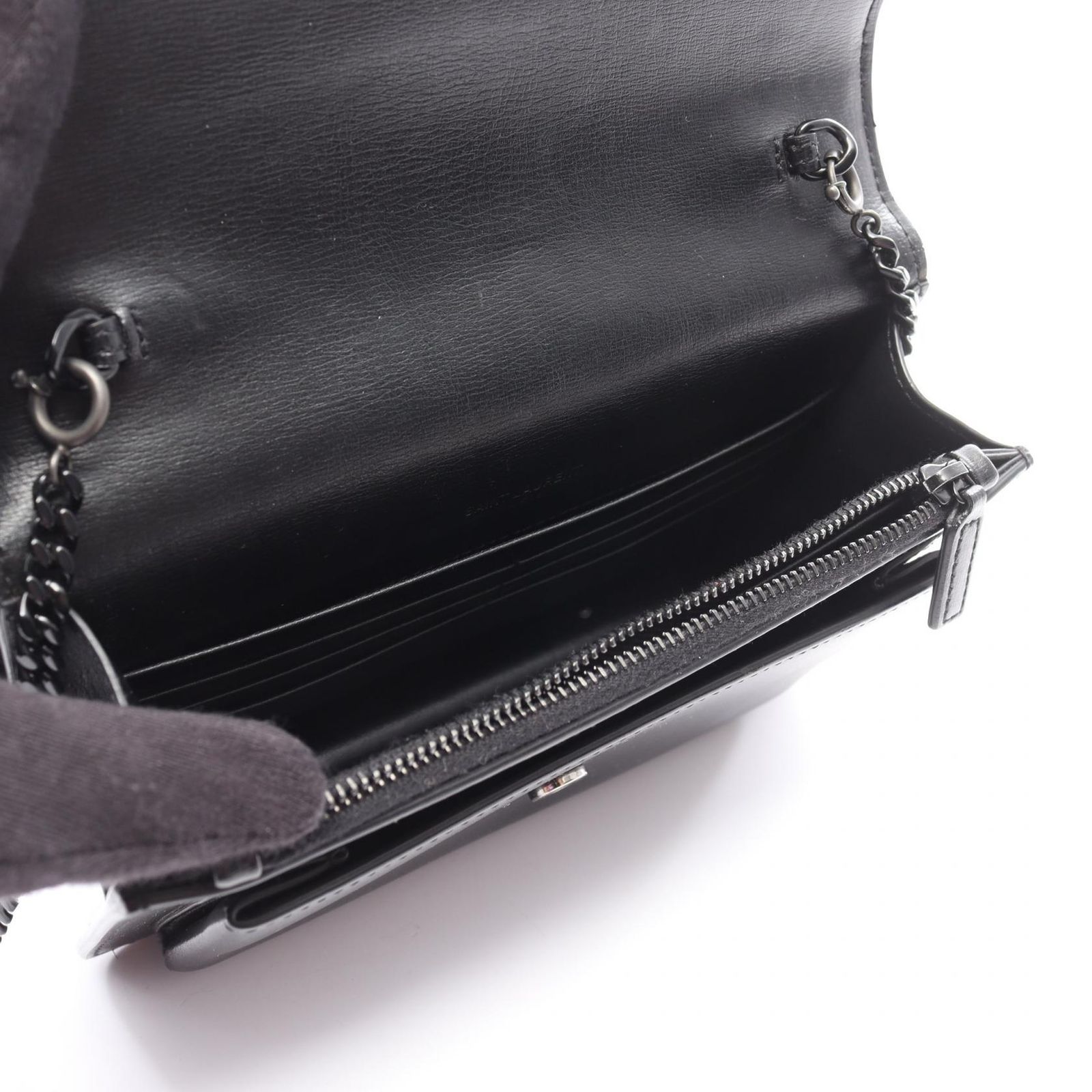 サンローラン パリサンセットレザーショルダーバッグブラック533026