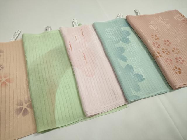 平和屋本店 夏物 和装小物 帯揚げ5枚 正絹 DZAA11153kh5