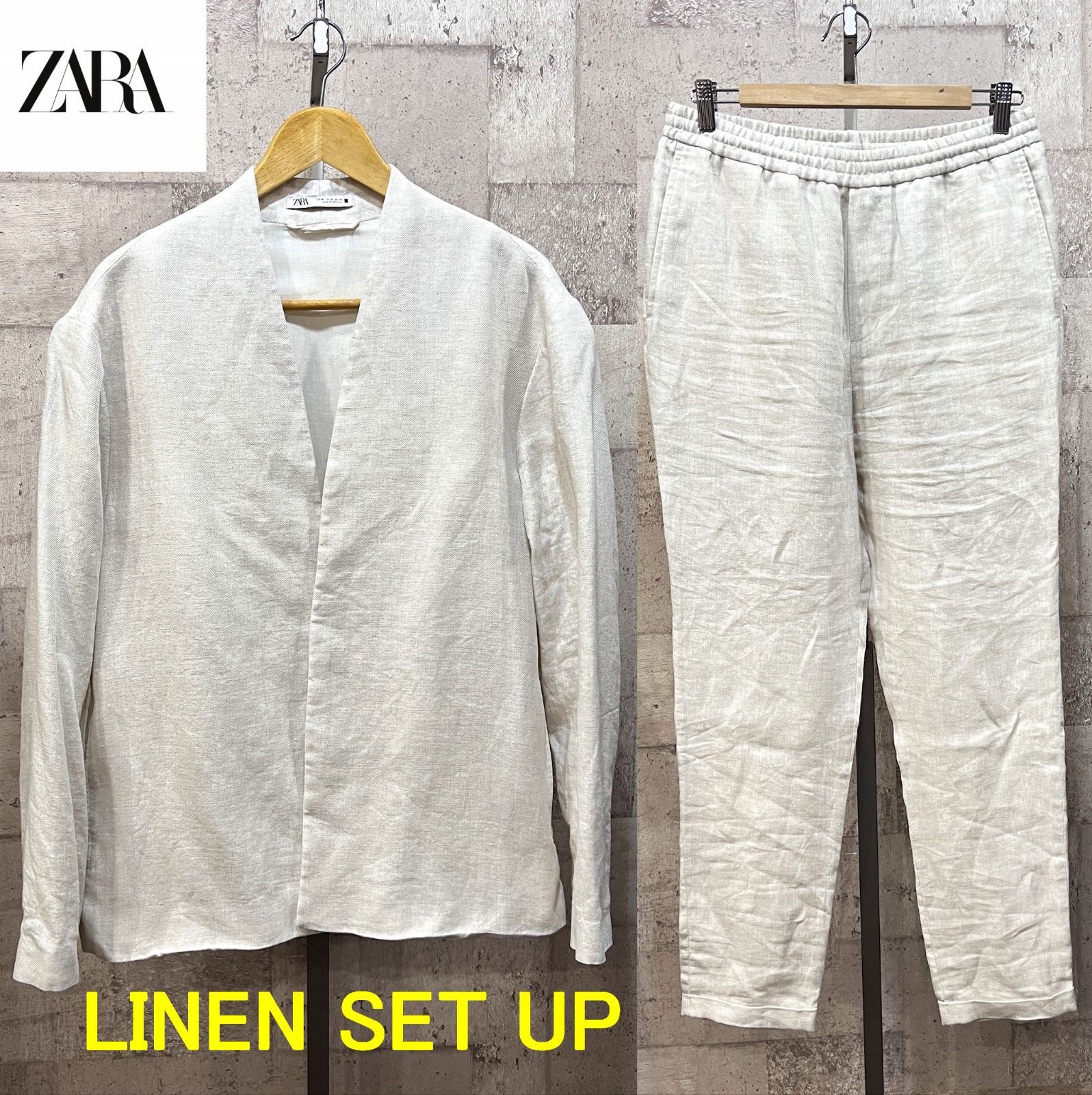 ZARA セットアップ上下セット　（新品・未使用品） ZARA - ZARA セットアップの通販 by ®️｜ザラならラクマ