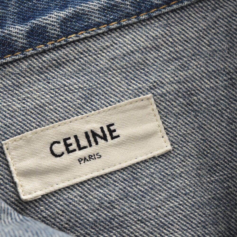 CELINE (セリーヌ) 22SS 裏地 ペイズリー クラシック デニム