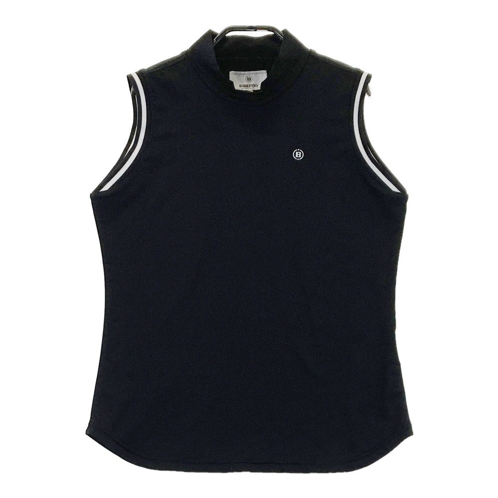 サイズ M BRIEFING GOLF ブリーフィング ハイネック ノースリーブシャツ ブラック系 240101536332 ゴルフウェア レディース ストスト