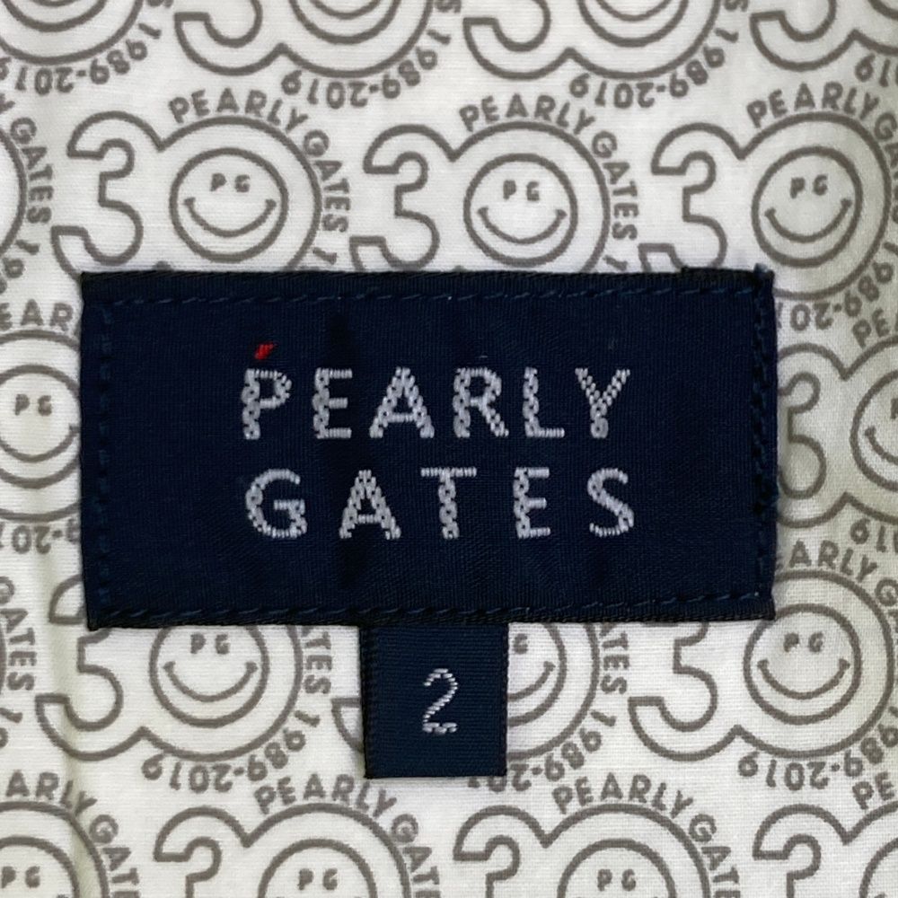 サイズ：2 PEARLY GATES パーリーゲイツ 30周年 ロゴ刺繍