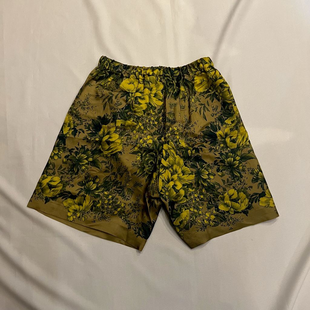 Dries Van Noten フラワープリント ショートパンツ ボタニカル DRIES VAN NOTEN ドリスヴァンノッテン Flower Design Shorts