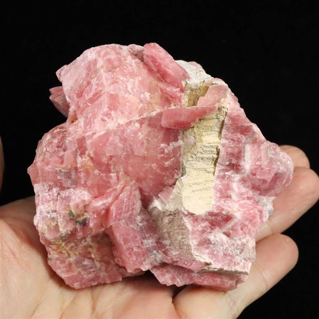 北海道 稲倉石鉱山インカローズ ロードクロサイト 87mm原石 456g