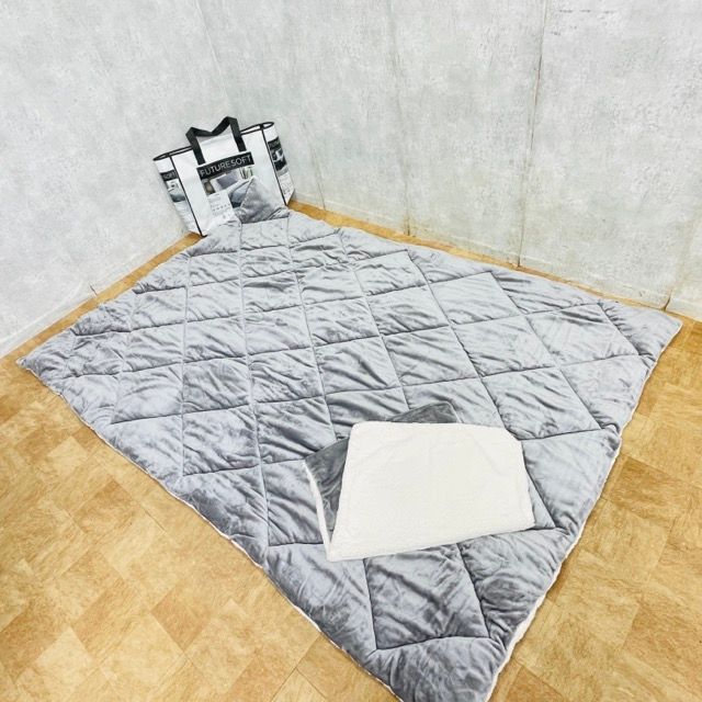 展示品 FUTURESOFT合繊布団 150×210cm シングル 枕カバー付/ 9877